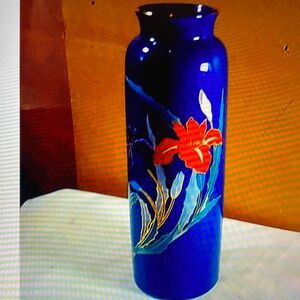 Vintage Japan 10’ Tall Beautiful Hand Painted Vase NeverUsed